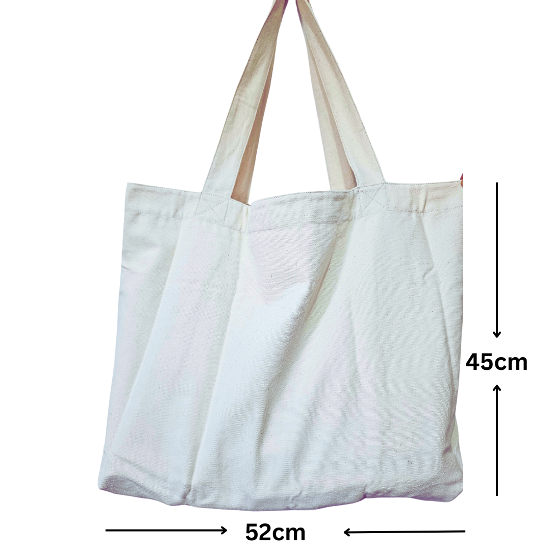 canvas beach bag
