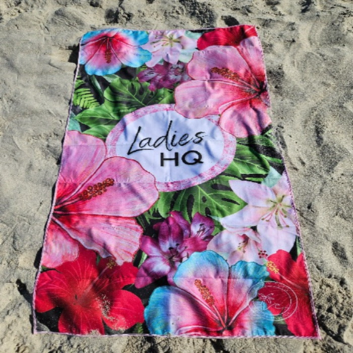 custom sand free towel