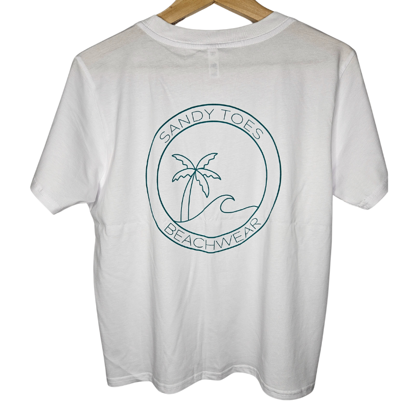 White T-Shirt | T-Shirts | Sandy Toes Beachwear