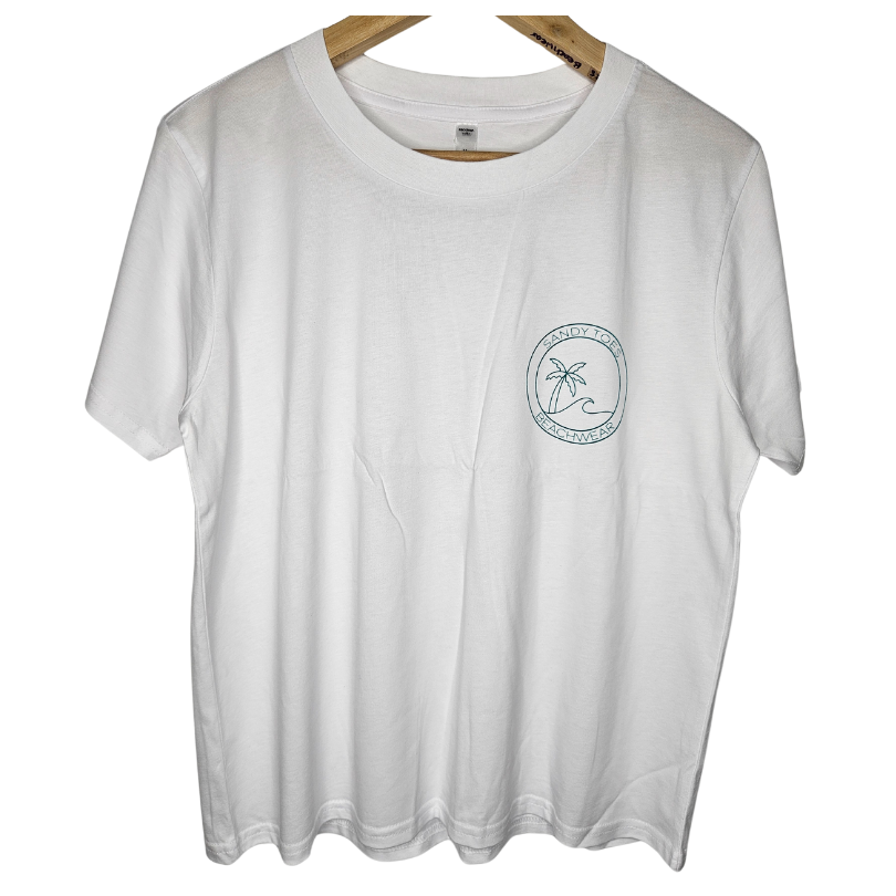 White T-Shirt | T-Shirts | Sandy Toes Beachwear