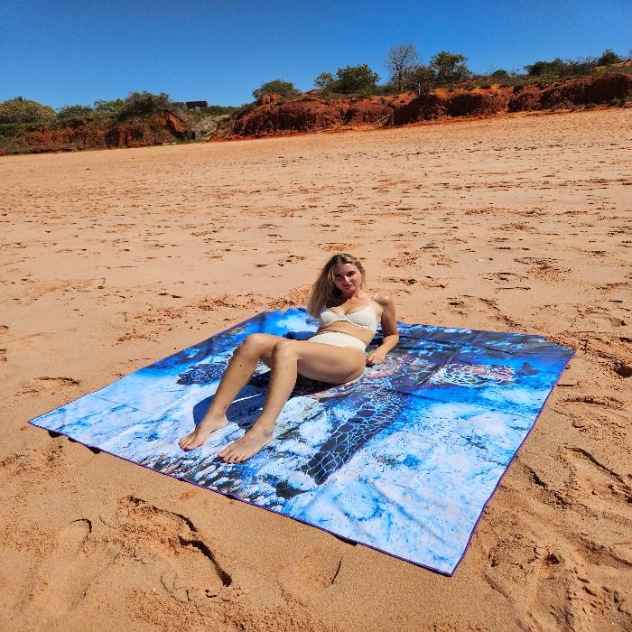 Coral Bay Beach Mat | Sand Free Beach Mats | Sandy Toes Beachwear