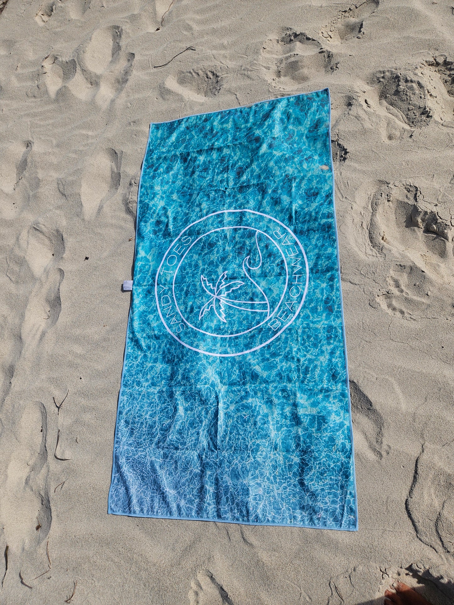 Drone Beach Towel | Sand Free Towel | Sandy Toes Beachwear