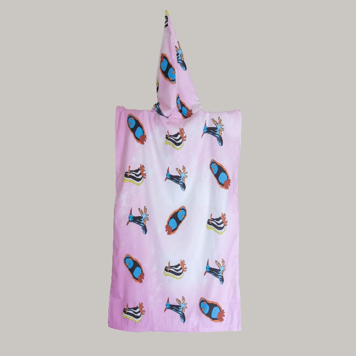 nudibranch adult hooded towel